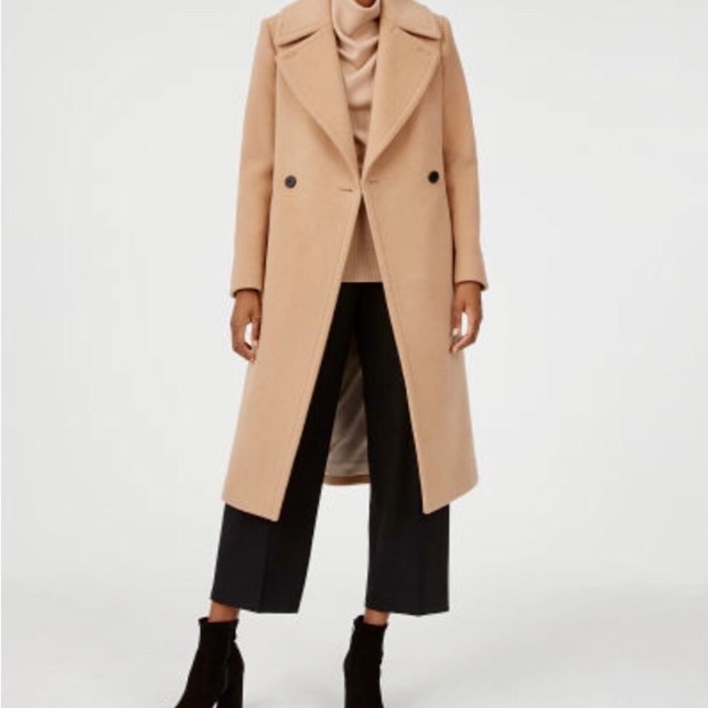 Club Monaco Daylina Coat in Camel